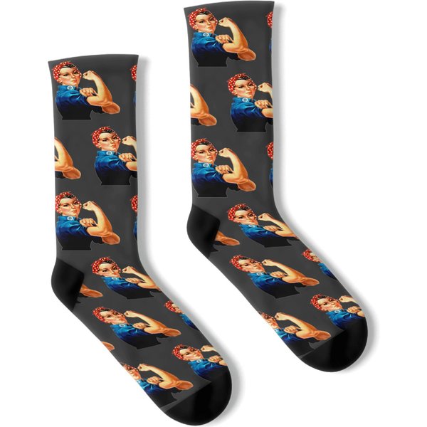 Rosie The Riveter We Can Do It Socks-image