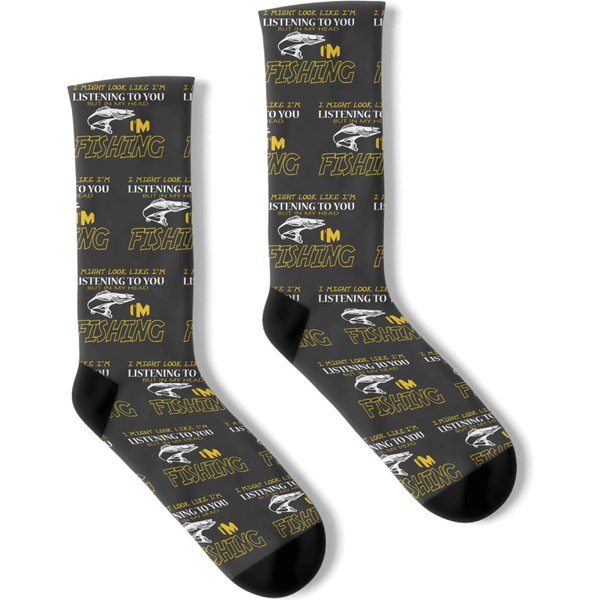 Fishing - I'm Fishing Socks Socks