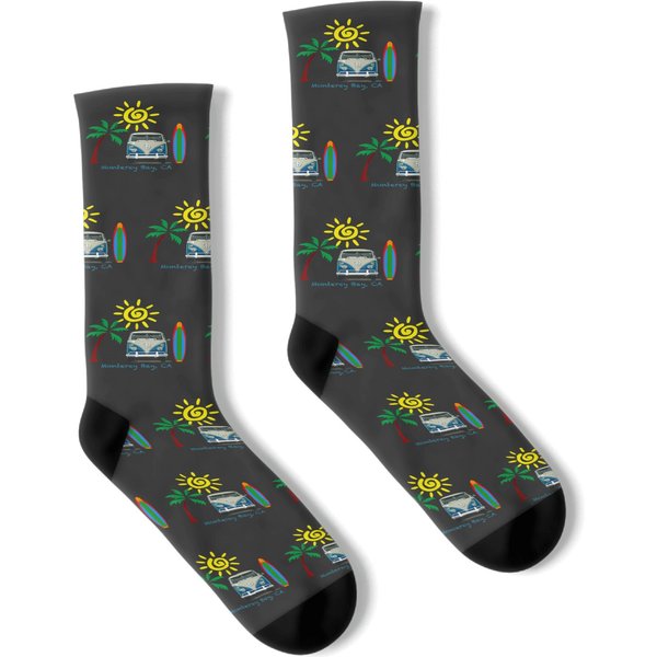 Great Beach For Monterey Bay Socks