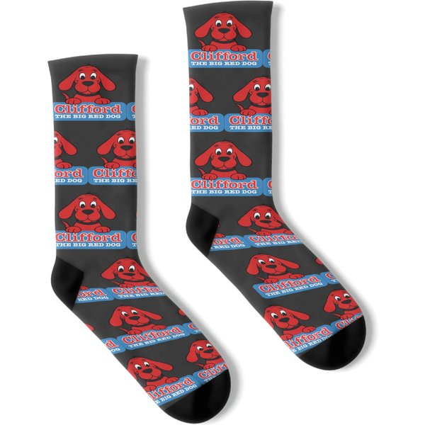 Clif The Big Red Dog Socks