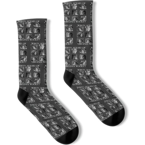 Who's Afraid Of Virginia Woolf Socks-image