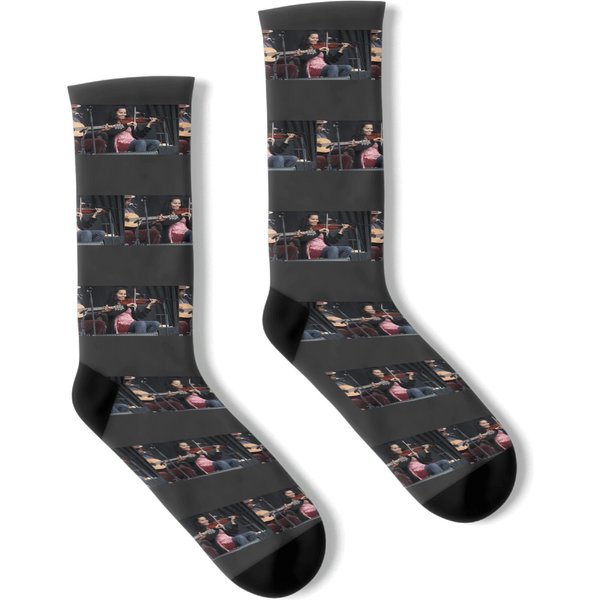 431 Rhiannon Giddens - Carolina Chocolate Drops - Photograph Socks