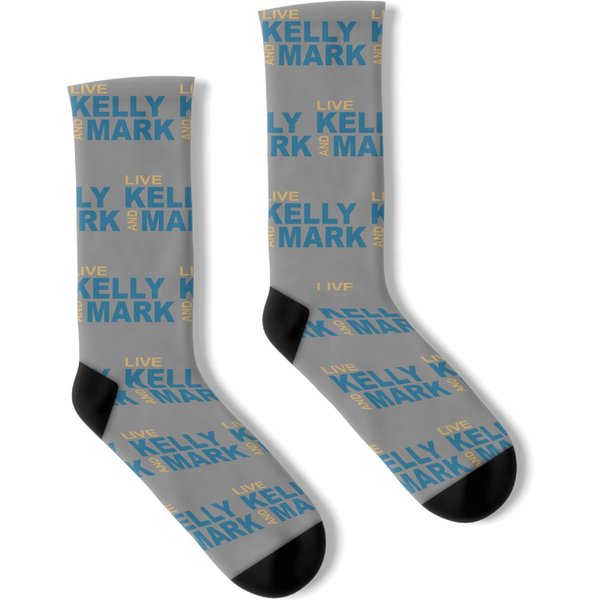 Live Kelly And Mark Mug Funny Black Glossy Coffee Mug, Gift For Family 11oz Socks