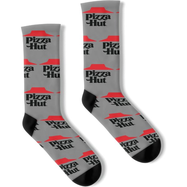Pizza Hut Pleasures: Popular Restaurant Merchandise Socks-image