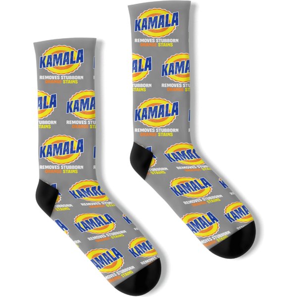 Kamala Harris For President Socks/kamala Removes Tough Orange Stains Socks