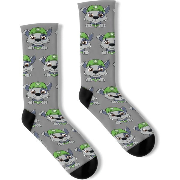 Rocky Paw-patrol Minions Outline Socks