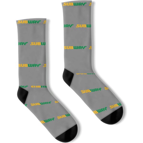 Subway Food Logo Socks