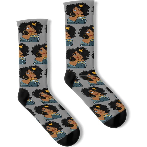 Black Queen Black Girl Magic Socks