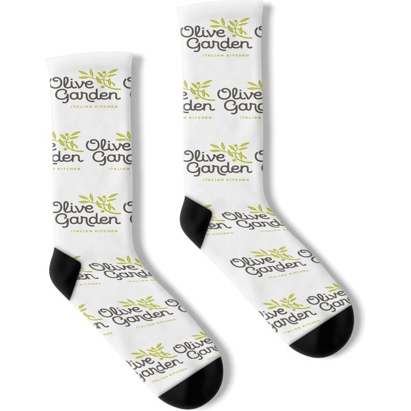 Olive Garden Italian Kitchen Restaurant Logo Socks-image