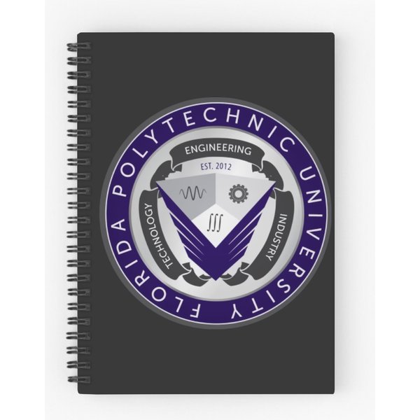 Florida Polytechnic University (florida Poly) Spiral Notebooks Ruled Line