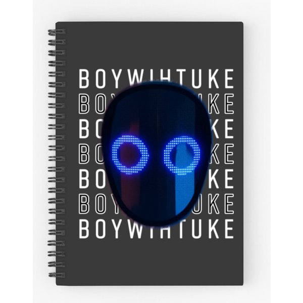 Boywithuke Face, Boywithuke Music | Essential Spiral Notebooks Ruled Line-image
