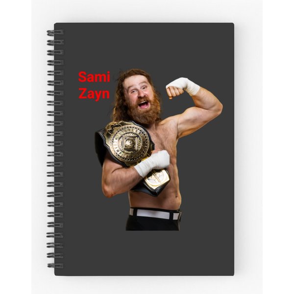 Sami Zayn Spiral Notebooks Ruled Line