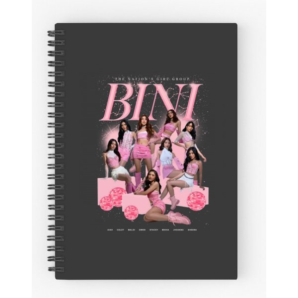 Bini Rose Classique - Bini Rose Classique Spiral Notebooks Ruled Line-image