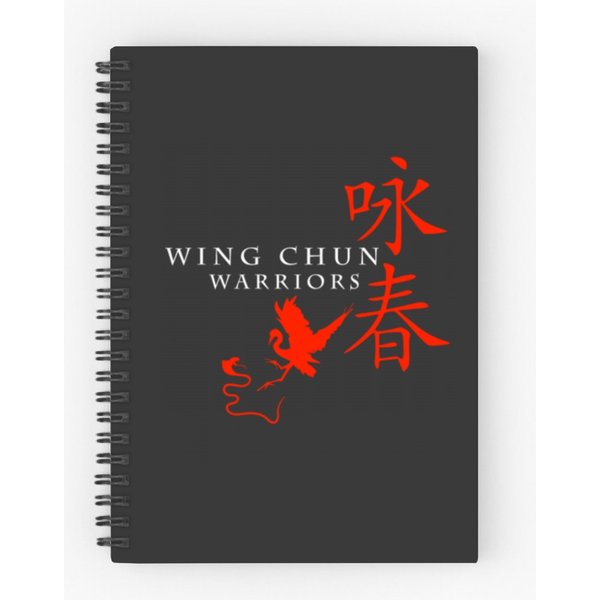 Wing Chun Warriors Spiral Notebooks Ruled Line-image