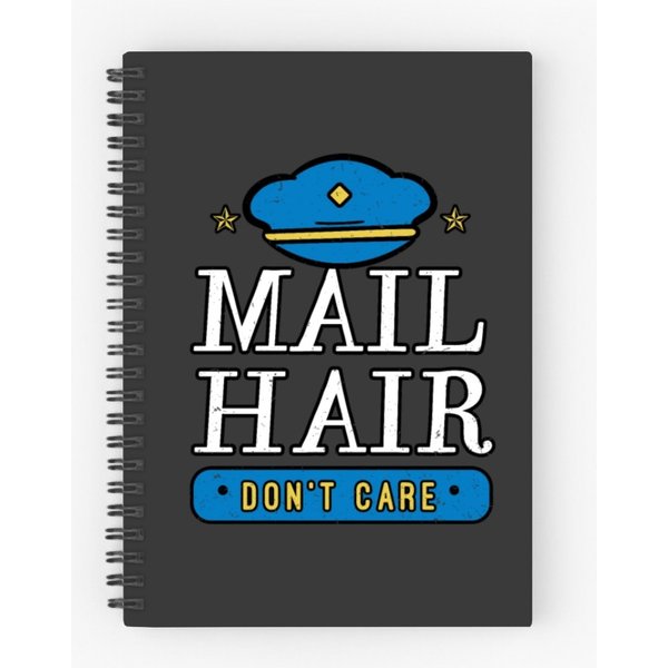 Mail Hair Don't Care Spiral Notebooks Ruled Line-image