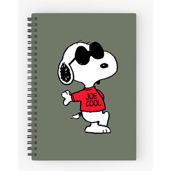 Snoopy Joe Cool Distressed Spiral Notebooks Ruled Line-image