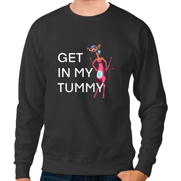 Get In My Tummy Glendale Centaurworld Sweatshirts-image