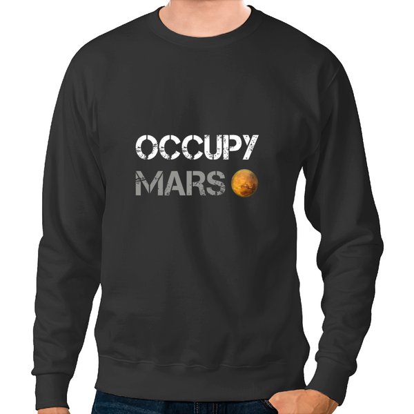 Occupy Mars - Elon Musk Spacex Project Gift Ideas Classic T-Shirt Sweatshirts-image