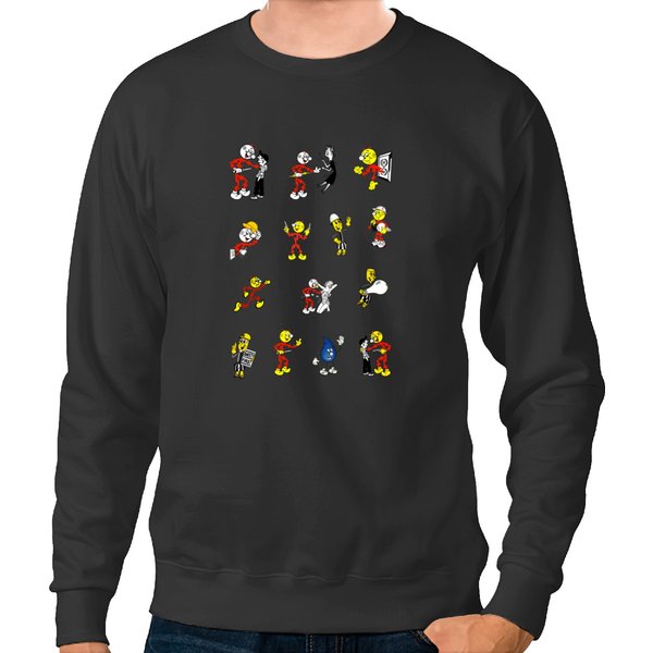 Reddy Kilowatt Sheet Sweatshirts-image