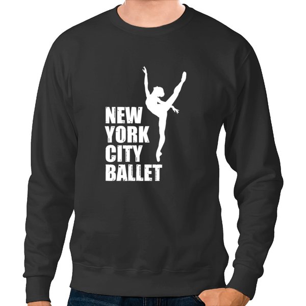 Nyc Ballet Sweatshirts Ballerina Dancer New York Sweatshirts-image