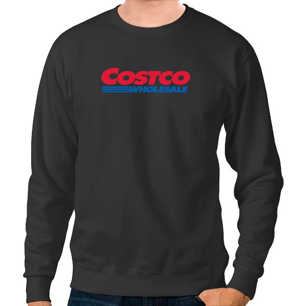 Costco Wholesale Logo Men's Grey Sweatshirts-image