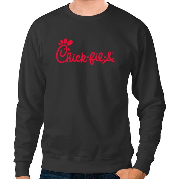 Chick Fil Sweatshirts Logo Restaurant Sweatshirts-image