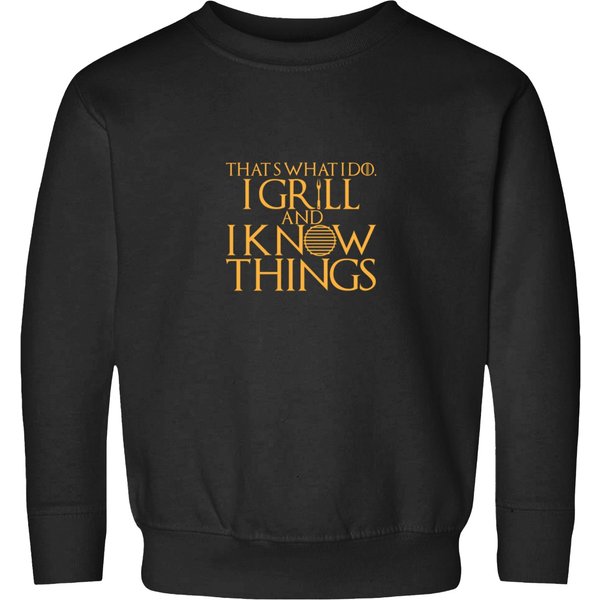 That What I Do I Grill And Know Things Sweatshirts-image