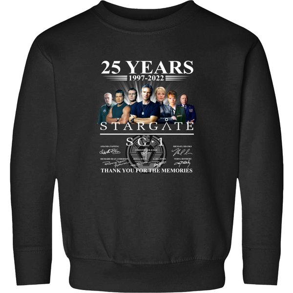 Stargate Sg1 25 Years 1997-2022 Thanks You For The Memories Sweatshirts-image