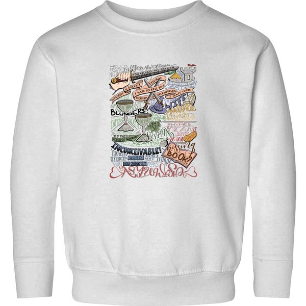 Colorized Princess Bride Quotes Sweatshirts-image