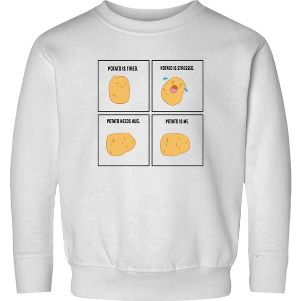 Funny Potato Meme I'm A Potato Vegetarian Vegetable Sweatshirt-image