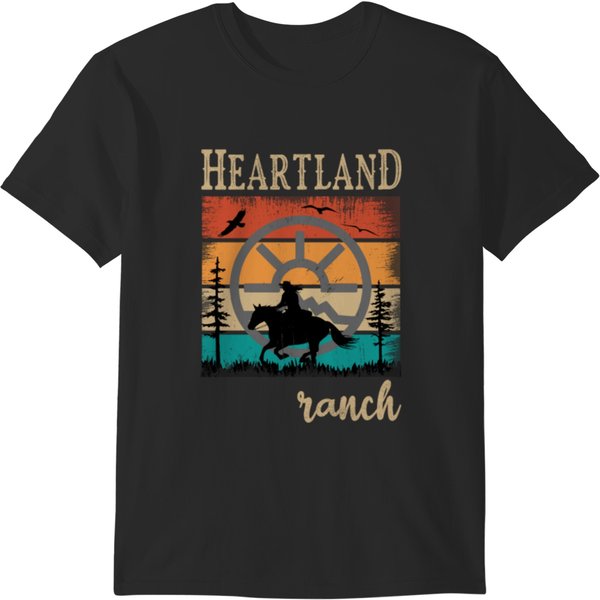 Heartland,Heartland Ranch,Sunset Heartland Baby T Shirts-image