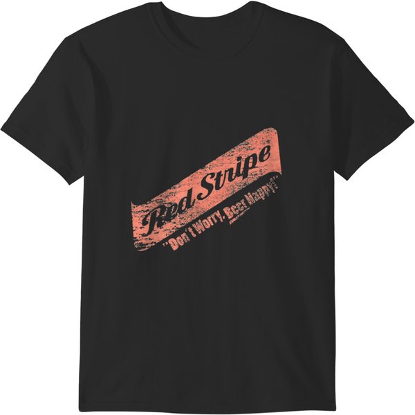 Dont Worry Red Stripe Beer Happy T-Shirts-image