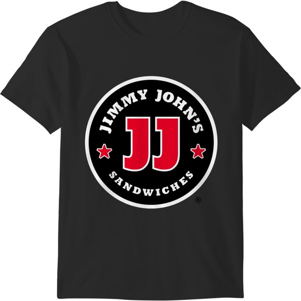 Jj Jimmy John's Sandwich Food Logo Restaurant Chain T-Shirts-image