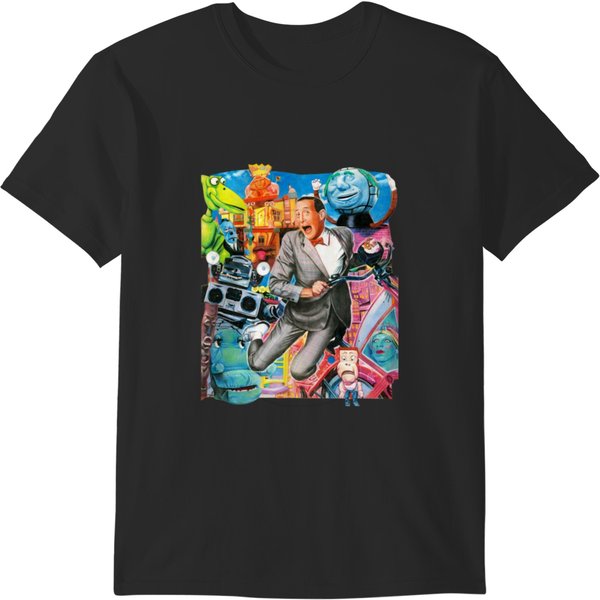 Pee Wee Herman Pee Wee Collage T-Shirts-image