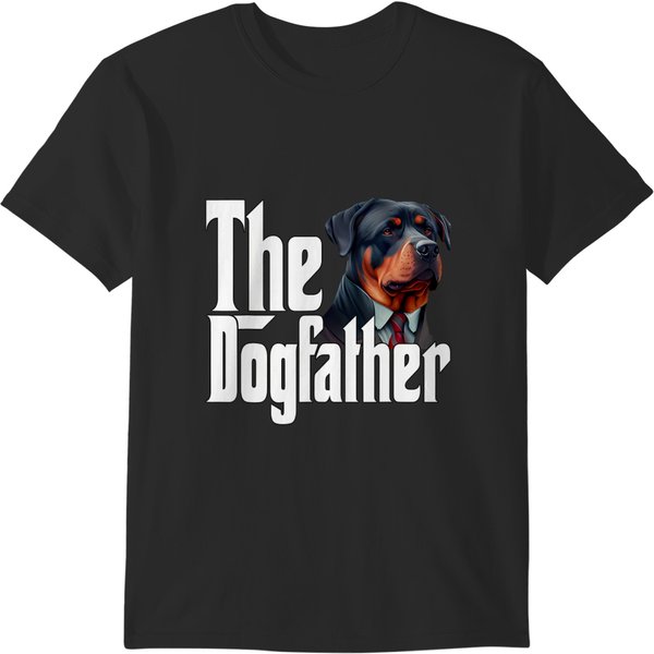 Rottweiler Dog Dad Dogfather Dogs Daddy Father T T-Shirts-image
