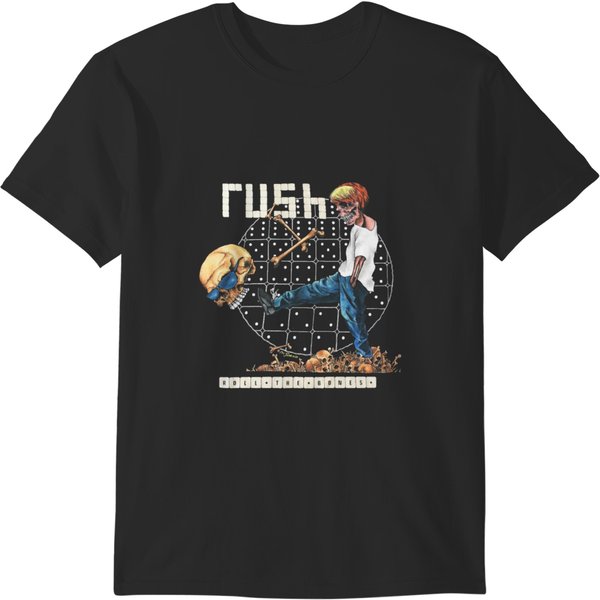 Rare 1991 Rush Rock Band Vintage Rock Concert Tour T Shirt Mint 80S Band Pushead Tshi T-Shirts-image