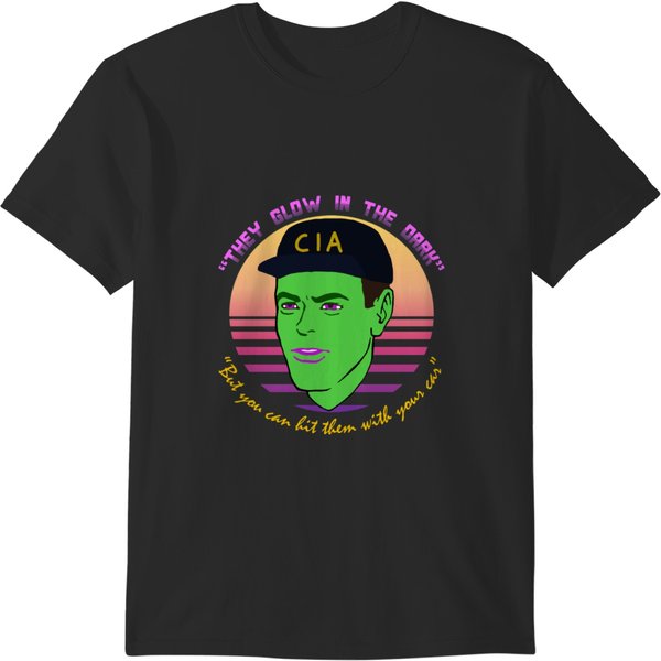 They Glow In The Dark - Cia, Undercover, Terry Davis, Meme Active T-Shirts-image