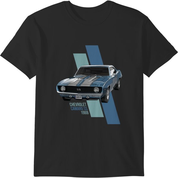 Camaro Clic Car Camaro Ss 1969 Style T-Shirts-image