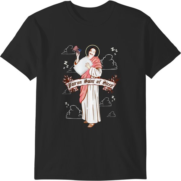 Mike Lindell Patron Saint Of Sleep Conservative Patriot T-Shirts-image
