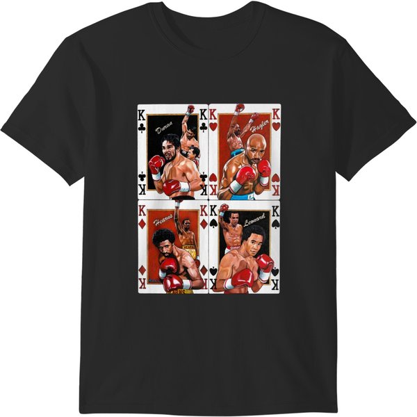 Four Kings Duran, Hagler, Hearns, Leonard T-Shirts-image