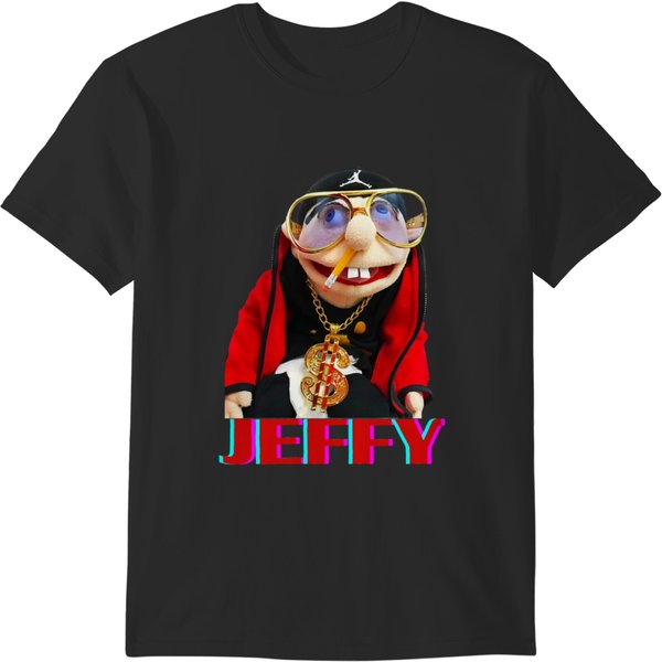 Jeffy T-Shirts | Funny Jeffy Doll Tee For Birthday Celebration-image