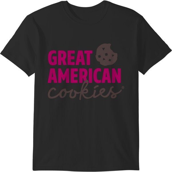 Great American Cookies Food Logo Restaurant Chain T-Shirts-image