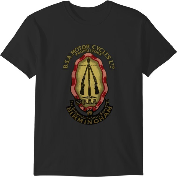 Bsa Motorcycles Logo T-Shirts-image