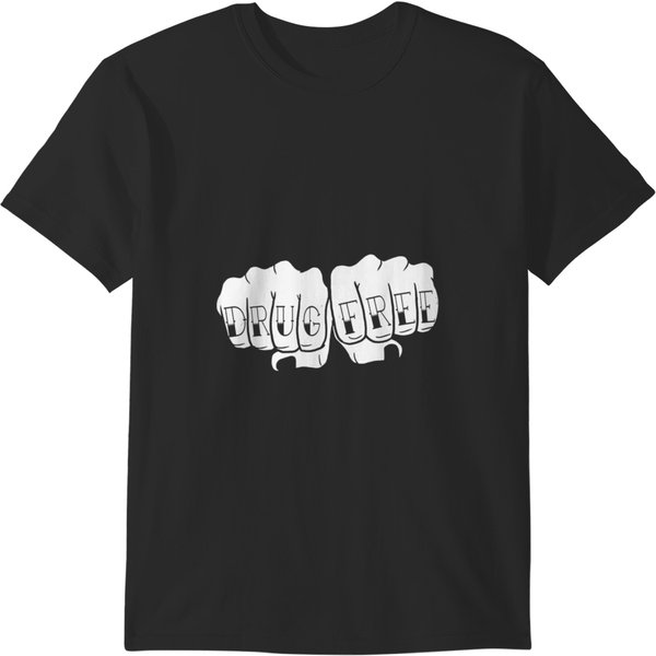 Drugg Free Tattoo Narcotics Anonymous Recovery Na Aa T-Shirts-image