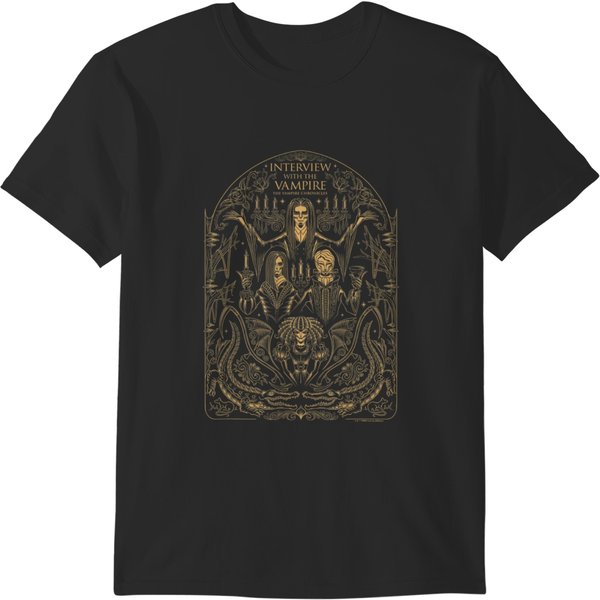Wb100 Interview With The Vampire Vintage Medieval Vampire T T-Shirts-image
