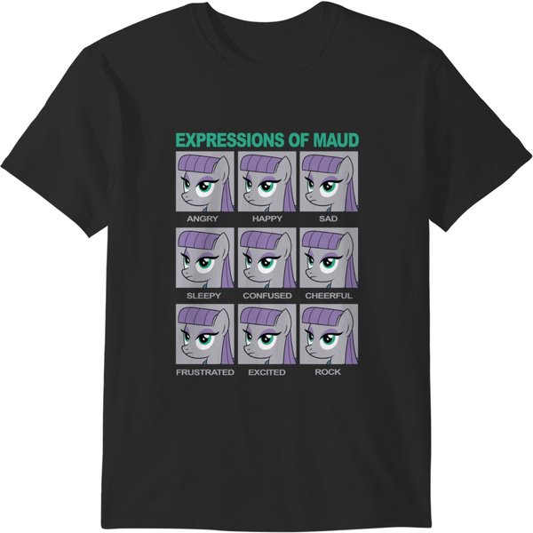 Expressions Of Maud Pie Sister Of Pinkie Pie My Little Pony Mlp Character Friendship Is Magic Gift I T-Shirts-image