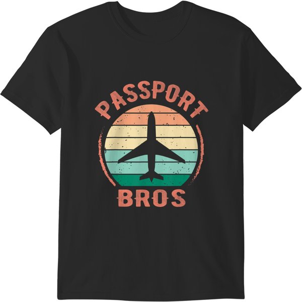Find Love Abroad Modern Dating Meme Passport Bros T-Shirts-image