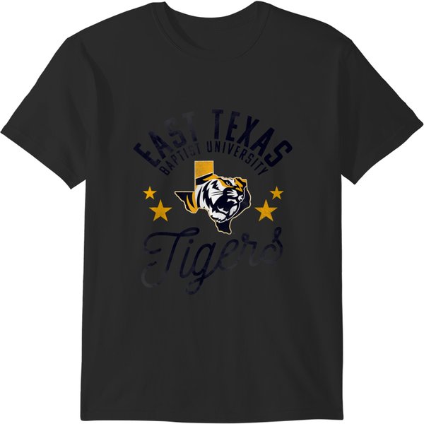 East Texas Baptist University Tigers Logo T T-Shirts-image