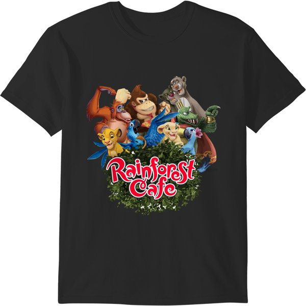 Sweet Food In Rainforest Cafe 2 Restaurant T-Shirts-image
