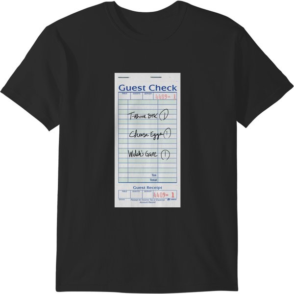 T-Bone Steak, Cheese Eggs, Welch&39;Srape T-Shirts-image